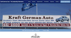 Desktop Screenshot of kraftgermanauto.com