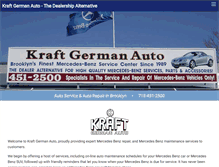 Tablet Screenshot of kraftgermanauto.com